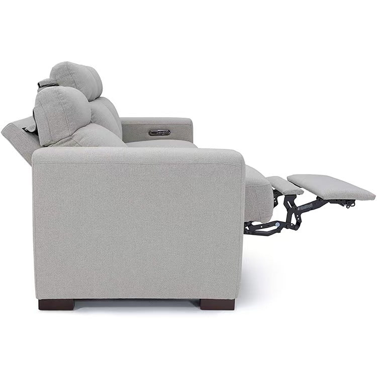 High-end Custom Fabric Leather Multifunctional Sofa Villa Living Rooms Private Home Theaters Features Electric Reclining For Ultimate Comfort