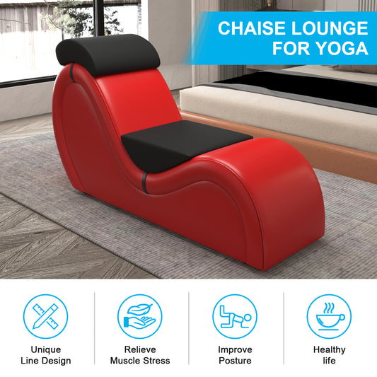 A125D Longue Chair with Headrest Waist Pillow Relax Sofa PU Leather S Design Popular Sofa Furniture