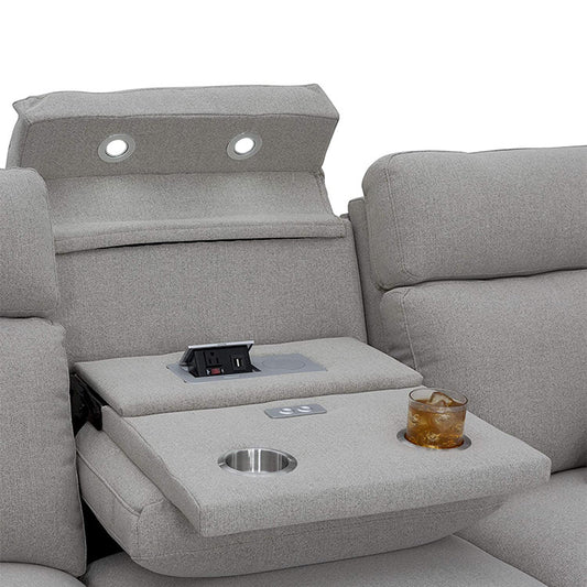 High-end Custom Fabric Leather Multifunctional Sofa Villa Living Rooms Private Home Theaters Features Electric Reclining For Ultimate Comfort