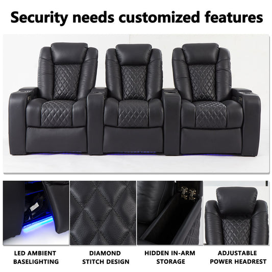 Functional Sofa In Rich Experience Production Home Cinema Sofa Recliner Chair Smart Furniture