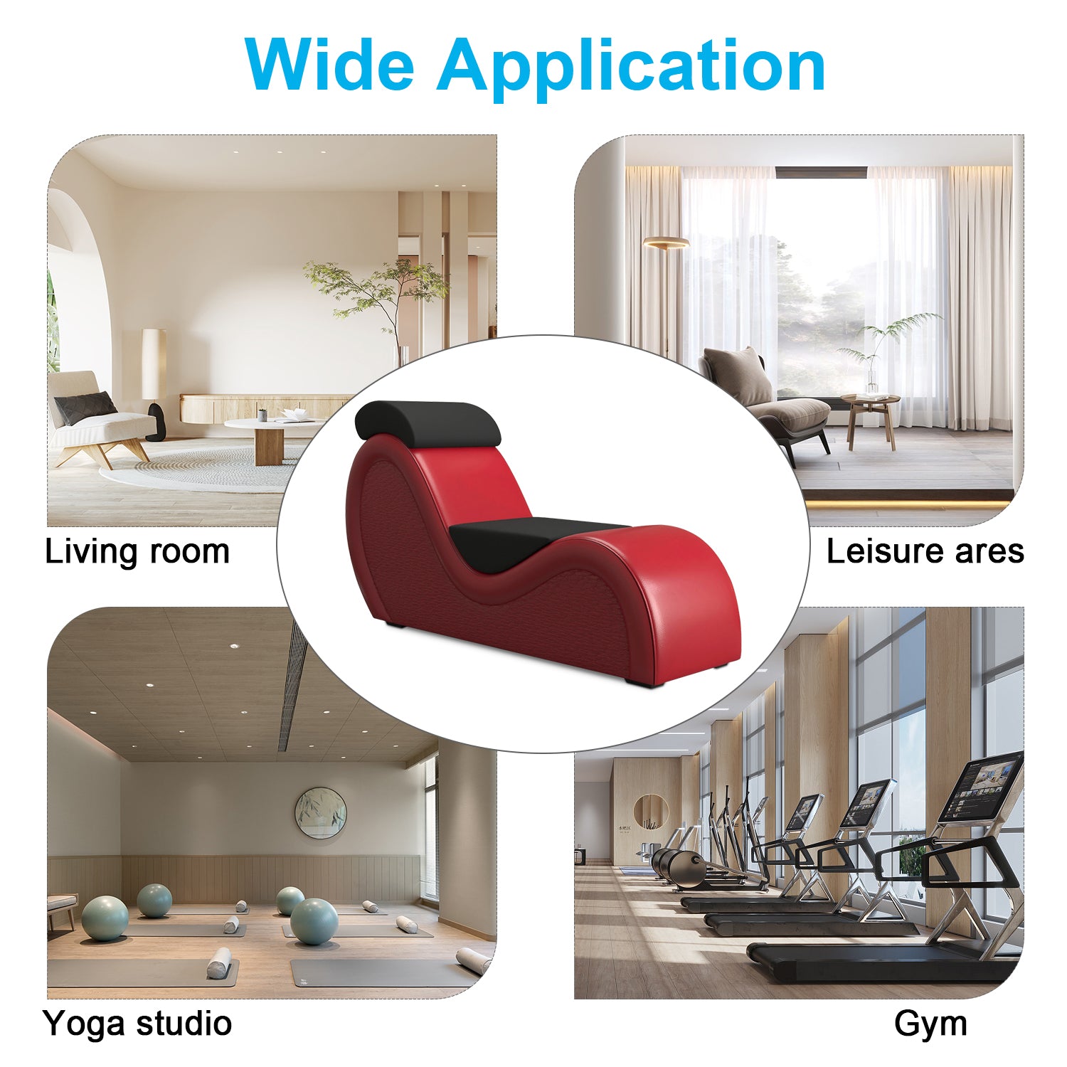 A125D Longue Chair with Headrest Waist Pillow Relax Sofa PU Leather S Design Popular Sofa Furniture